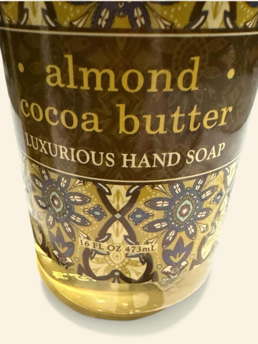 Almond Cocoa Butter Luxurious Hand Soap - Greenwich Bay Trading Co. 16oz - Picture 2 of 3